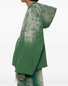 Sudadera con Capucha y Pantalones Jogger Unisex de Algodón 100% Lavado al Ácido, Transpirable, Hecho a Medida, Estilo Vintage, para Invierno, 480 g/m² - Product Image 2