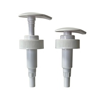 Dispensador de Loción de Plástico Personalizado Antiderrames 36/400 con Bomba |   Bomba de rosca acanalada personalizable con logo a medida para botellas de champú