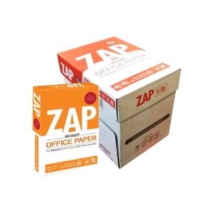 Papier de bureau de haute qualité ZAP A4, 80 g/m², feuilles lisses, pour les acheteurs en gros, avec service d'emballage fiable pour l'exportation. - Product Image 1