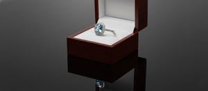 Anillo de Compromiso para Mujer, Hecho a Mano, Estilo Vintage Cristiano, Topacio Azul Natural, Corte Brillante, Plata de Ley 925, Engaste de Garras - Product Image 6