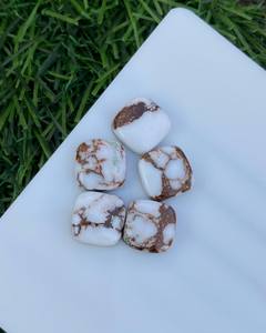 หินอัญมณีทรงหลังเบี้ยเบาะรูปม้าแจสเปอร์หินธรรมชาติแบบหลวมสำหรับการทำเครื่องประดับ - Product Image 3