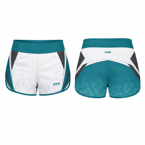 Pantalones Cortos Deportivos de Cintura Alta para Mujer MEGAMAPLE, Transpirables, con Cordón Ajustable, de Spandex y Poliéster, de Secado Rápido, Corte Regular - Product Image 1