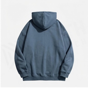 North Approach Oversized Hoodie <b>Men</b> Cotton Fleece Casual Hooded Sweatshirt With Front Pocket Autumn Wear - Product Image 2