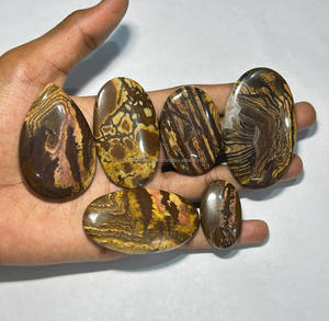 Imagen australiana jaspe cabujón Natural DIY arte artesanía colgante collar fabricación de joyas al por mayor piedras preciosas sueltas - Product Image 4