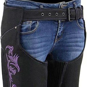 Custom Outdoor Sports Full Long <b>Chaps</b> Customized Colors Motorcycle Leather and Horse <b>Riding</b> Fringes <b>Chaps</b> - Product Image 1