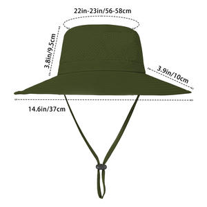 Sombrero Deportivo Tipo Bucket, Tejido que Absorbe la Humedad, Personalizable con Marca, para Pesca, Senderismo, Viajes y Actividades al Aire Libre - Product Image 6