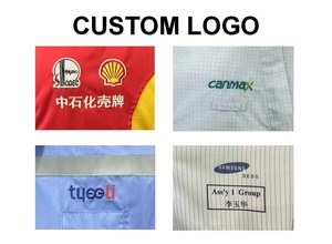 Uniforme de Trabajo para Fábrica de Alimentos, Unisex, Cuello Redondo, Manga Larga, con Rayas de 5mm, Antiestático, para Cuarto Limpio, ESD, Chaqueta y Pantalones de Laboratorio - Product Image 6
