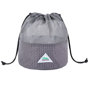 Wholesale 2026 Custom Mesh Drawstring <b>Bag</b> Ripstop Camping Gear Organizer OEM Breathable Outdoor Storage Pouch Cosmetic <b>Bag</b> - Product Image 4