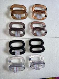 โซ่เรซินขนาดใหญ่ห่วงโซ่เรซินสีสันสดใสสำหรับตกแต่งแขวนผนังอุปกรณ์แบ่งห้องแบบทำมือและม่าน - Product Image 1