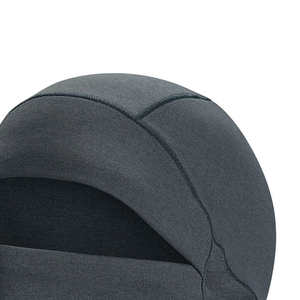 Masque facial balaclava rayé multicolore au design tendance, 100 % polyester tricoté, couvre-visage complet, couleurs et logo personnalisables - Product Image 5