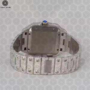 Reloj de Lujo para Mujer Charm Jewellis, Caja Cuadrada de Acero Inoxidable de 38 mm, Esfera Analógica de Cuarzo, Cristal de Zafiro, Cierre Plegable - Product Image 2