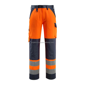 Pantalon de travail de sécurité haute visibilité unisexe OEM, imperméable, anti-UV, imprimé, anti-plis, grande taille, pour la construction - Product Image 3
