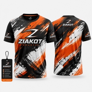 เสื้อยืด ZIAKOT ดีไซน์ใหม่สำหรับผู้ชาย ลายพิมพ์ 3 มิติ สีดำ ขาว แดง ลายพืชเขตร้อนฮาวาย ออกแบบเองได้ - Product Image 6
