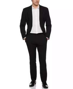Men's Dobby Louis Long Sleeve <b>Slim</b> <b>Fit</b> Suit <b>Jacket</b> | Perry Ellis - Product Image 5