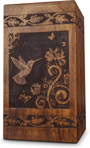 Urnes funéraires en bois pour cendres humaines adultes, personnalisables - Product Image 6