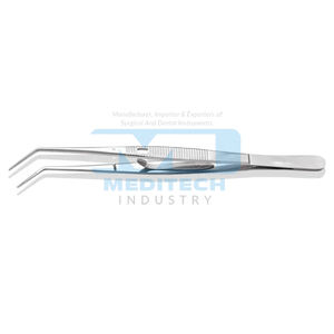 Pinces à pansements droites à bout arrondi 15 cm, pinces chirurgicales pour tissus, pinces à pansements et à tissus standard en coton 14 cm, haute qualité - Product Image 2