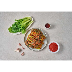 Kimchi Palgong [Palgongsan] aux feuilles de moutarde, aliment fermenté traditionnel coréen, kimchi épicé Gat, cuisine asiatique - Product Image 3