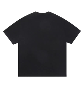 T-shirt pour homme de haute qualité, 100% coton, poids lourd, manches courtes, coupe ample, logo personnalisé, tissu tricoté respirant et écologique - Product Image 4