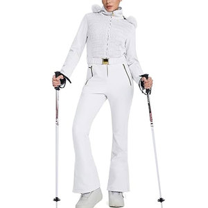 ชุดสกีแบบชิ้นเดียวสำหรับผู้หญิง กันน้ำ อุ่นสบาย ชุดสโนว์บอร์ด จั๊มสูททรงเข้ารูป เสื้อแจ็คเก็ตสำหรับเล่นสกีในฤดูหนาว เหมาะสำหรับกีฬากลางแจ้ง - Product Image 5