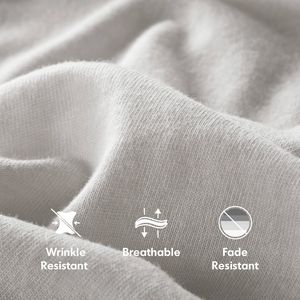 Set di Lenzuola e Federe in Misto Cotone Jersey per Tutte le Stagioni, Misura Queen - Product Image 3