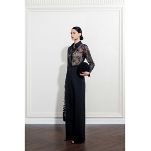 Pantalones Anchos de Moda para Mujer, ELYN WIDE-LEG PANTS, Cierre Lateral, Cintura Alta, Estilo Minimalista - Product Image 4