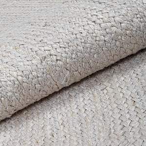 Alfombras de Yute de Fibra Natural - Tamaño Personalizado, Hechas a Mano, Reversibles, Estilo Bohemio Redondo, Pelo Medio, Sostenibles para el Hogar - Product Image 3