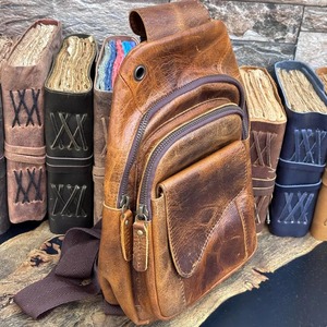Premium Quality Leather <b>Sling</b> <b>Bag</b> for <b>Men</b> and Women for Travel or Office & Daily Available for Wholesale Supply - Product Image 4