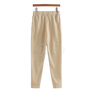 Chándal Largo de Invierno para Mujer, de Alta Calidad, Sólido, Suave y Cómodo, 100% Algodón, Ligero, para Fitness, Entrenamiento, Uso Diario Informal - Product Image 3