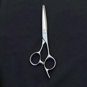 5.75" Professional Beauty Japanese Stainless Steel Right-Handed Sharp Straight Blade <b>Mirror</b> Polish Non-<b>Foldable</b> Hair Scissors - Product Image 2