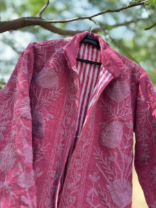 Atractiva Chaqueta Larga Suzani Bordada a Mano para Mujer, Estilo Bohemio, Gitano, Crewel, para Primavera, Festivales, Regalo Especial - Product Image 4