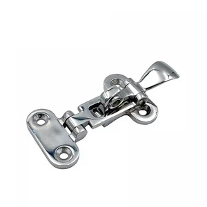 Hga38-50 Kl3-053x 316 Stainless Steel Latch Marine Door Window Bolt With <b>Padlock</b> Hole - Product Image 2