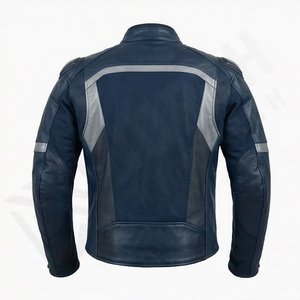 Chaqueta de Motociclista de Cuero Genuino para Hombre de la Mejor Calidad, Nueva Colección de Invierno, Chaquetas de Motocicleta con Protecciones Desmontables Personalizadas - Product Image 2