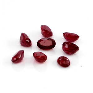 Rubis naturels de Bangkok, ovales calibrés 2x4mm, pierres précieuses facettées naturelles, prêtes à l'emploi pour la création de bijoux - Product Image 3
