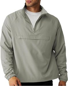 <b>Men's</b> Casual Quarter Zip <b>Pullover</b>-Athletic Windbreaker Lightweight Jackets Hiking Golf for <b>Men</b> Mock Neck with Pockets - Product Image 5