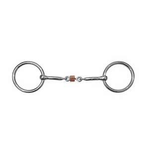 Stainless Steel Horse Bit With Copper <b>Roller</b> Loose Ring Design COPPER STARE <b>ROLLER</b> - Product Image 1