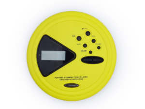 Lecteur CD portable avec écran, commandes par boutons, protection antichoc, design transparent - Product Image 3