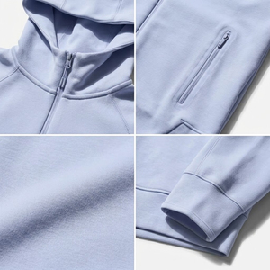 2026 TWILL SPORTS Mens Premium Full Zip Hoodie Solid Winter Soft Warm Stylish Lightweight Breathable Quick Dry Regular Fit - Product Image 4
