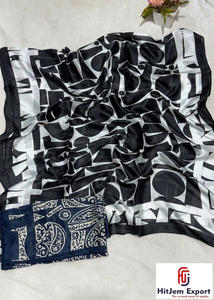 Tela de Satén Estampada Personalizada de Alta Calidad para Bufandas, para Campañas de Marketing de Marca Privada en Europa e Israel, OEM ODM - Product Image 5