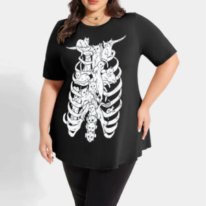 T-shirt pour femmes à manches courtes et col rond, vente en ligne, été, vêtements décontractés, vente en gros, t-shirt pour filles - Product Image 5