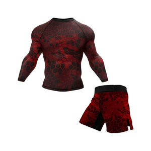 T-shirt de compression pour homme, best-seller, MMA, Jiu Jitsu, BJJ, séchage rapide, pour la gym, la course et l'entraînement - Product Image 4