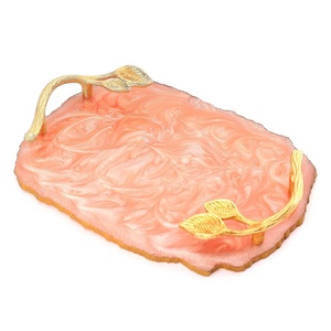 Luxury Handmade Resin Serving <b>Tray</b> Decorative Coffee Table <b>Tray</b> for Home Decor - Product Image 1