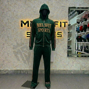 Men Custom Zipper <b>Tracksuit</b> Trendy Design Gym Sports Set Comfortable Training Jogging Outfit - Product Image 1