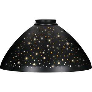 Paralume in Metallo con Stelle Incise per Lampada da Terra, Copertura Sostitutiva per Torchiere con Bellissimo Design a Stelle - Product Image 1