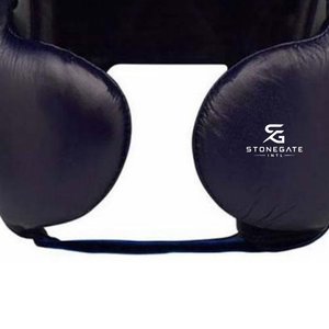 Protège-tête en cuir pour entraînement MMA, léger, ventilé, réglable, avec logo personnalisé pour le sparring 2026 - Product Image 6