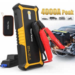 เครื่องจั๊มพ์สตาร์ทรถยนต์ GP4000 รุ่น Heavy-Duty แรงดันสูงสุด 4000A แบตเตอรี่สำรอง 12V แบบพกพา สำหรับรถยนต์ดีเซล 10 ลิตร - Product Image 2