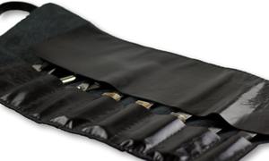 Sac de transport pour couteaux de chef en cuir de vachette de qualité supérieure, résistant, durable, organiseur de couteaux de cuisine, protection anti-odeurs - Product Image 3