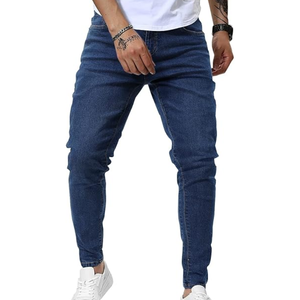 กางเกงยีนส์ทรงสลิมฟิตสำหรับผู้ชาย – กางเกงเดนิมทรงสกินนี่สำหรับใส่ลำลองและใส่ทุกวัน - Product Image 1