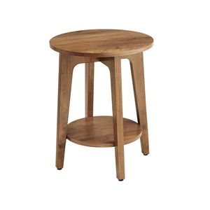 Elegante Mesa Auxiliar de Madera que Mejora el Espacio de Vida con Proporciones Equilibradas y Acabado Natural - Product Image 2