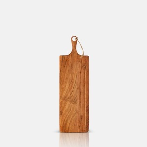 Tabla de cortar de madera artesanal, tabla de servir de madera maciza para la preparación de alimentos en cocinas de alta gama. - Product Image 3