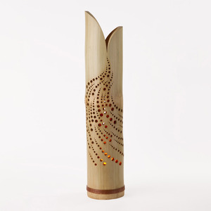 Lampes décoratives en bambou faites à la main, design unique, tendance actuelle, décoration artistique en bambou, lampe prête à être expédiée - Product Image 5